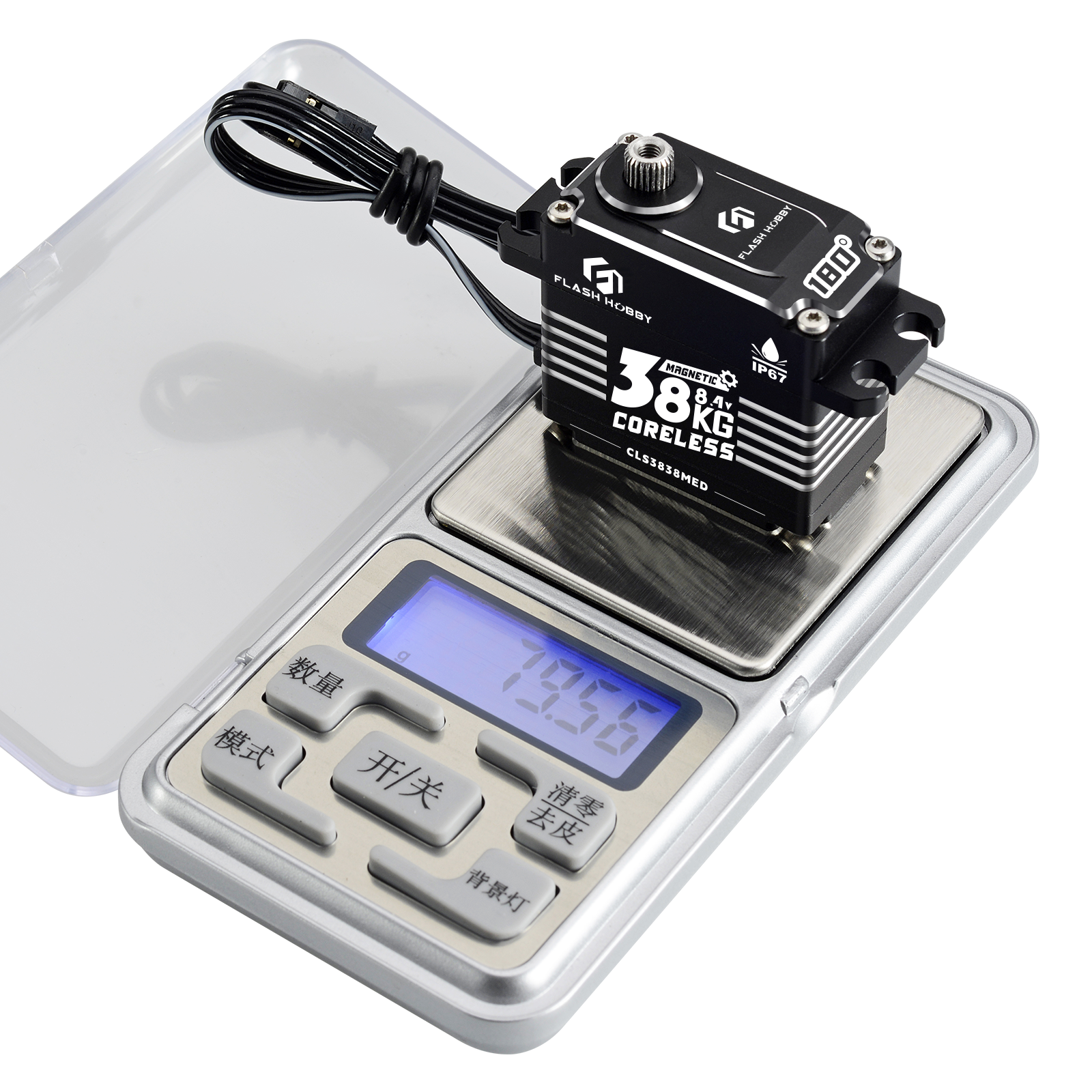 Factory Direct CLS3838MED Brushless Metal Gear 38KG 0.09Sec High Speed 25T Waterproof Coreless Motor Digital Boat/Car/Robot