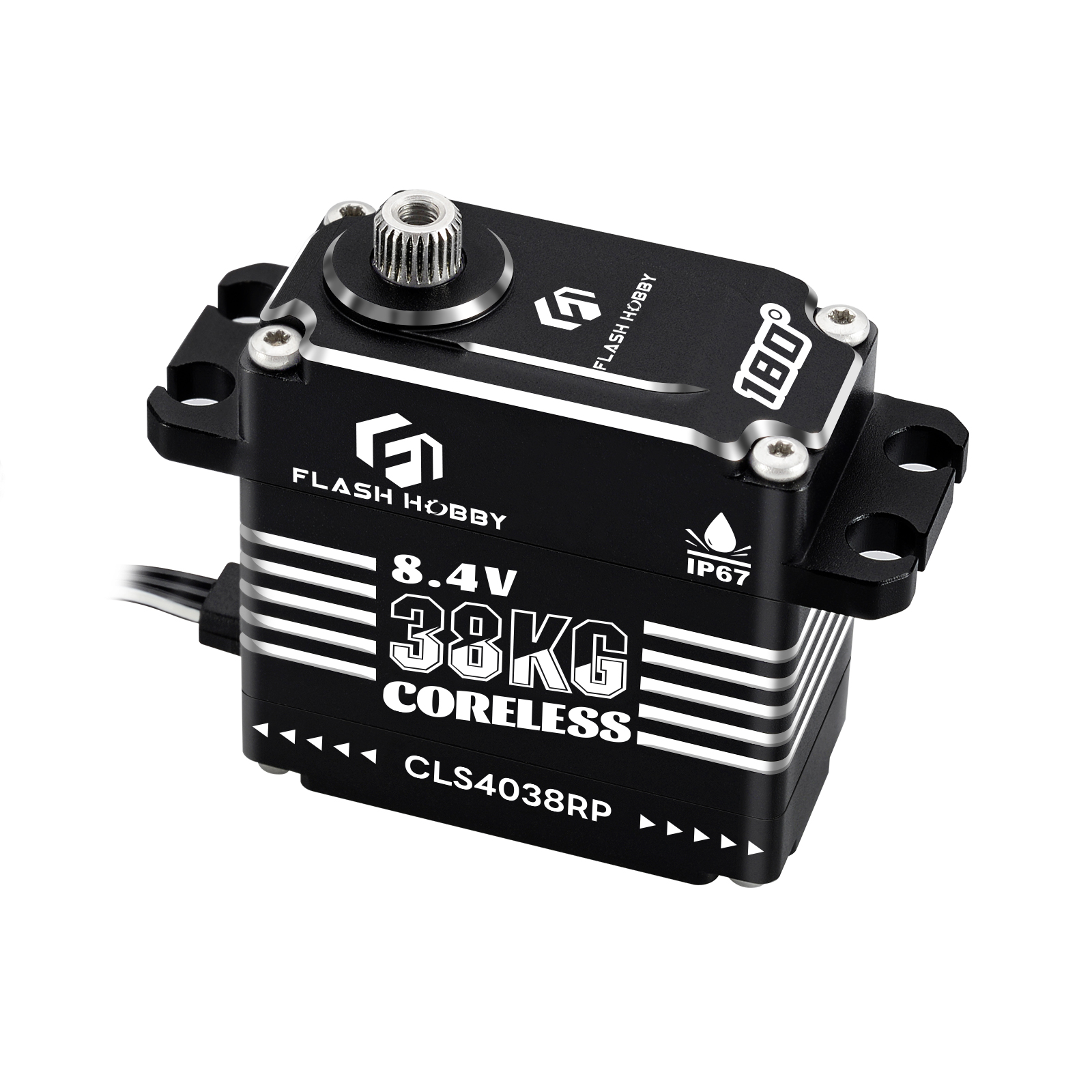 FLASH HOBBY CLS4038RP 38KG CLS SERVO Brushless Motor Digital Helical Gear Micro Servo Motor for Rc Helicopter Plane Boat Car