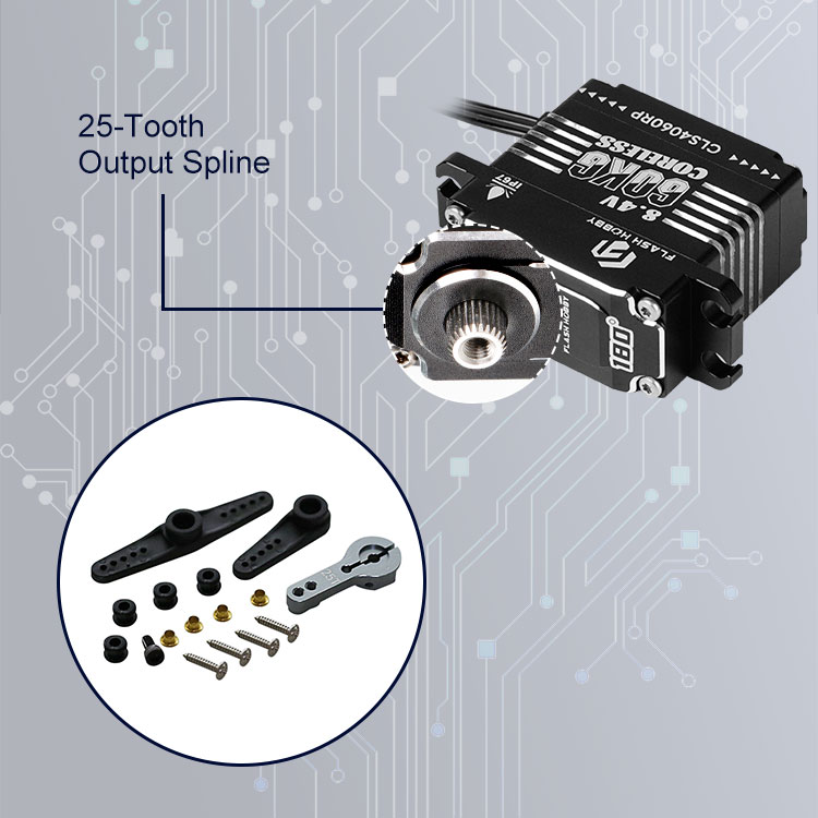 CLS4060RP Budget 60KG High Torque 0.14s/60 Digital Coreless Brushless Programmable IP67 Waterproof Servo Home Appliance Fan