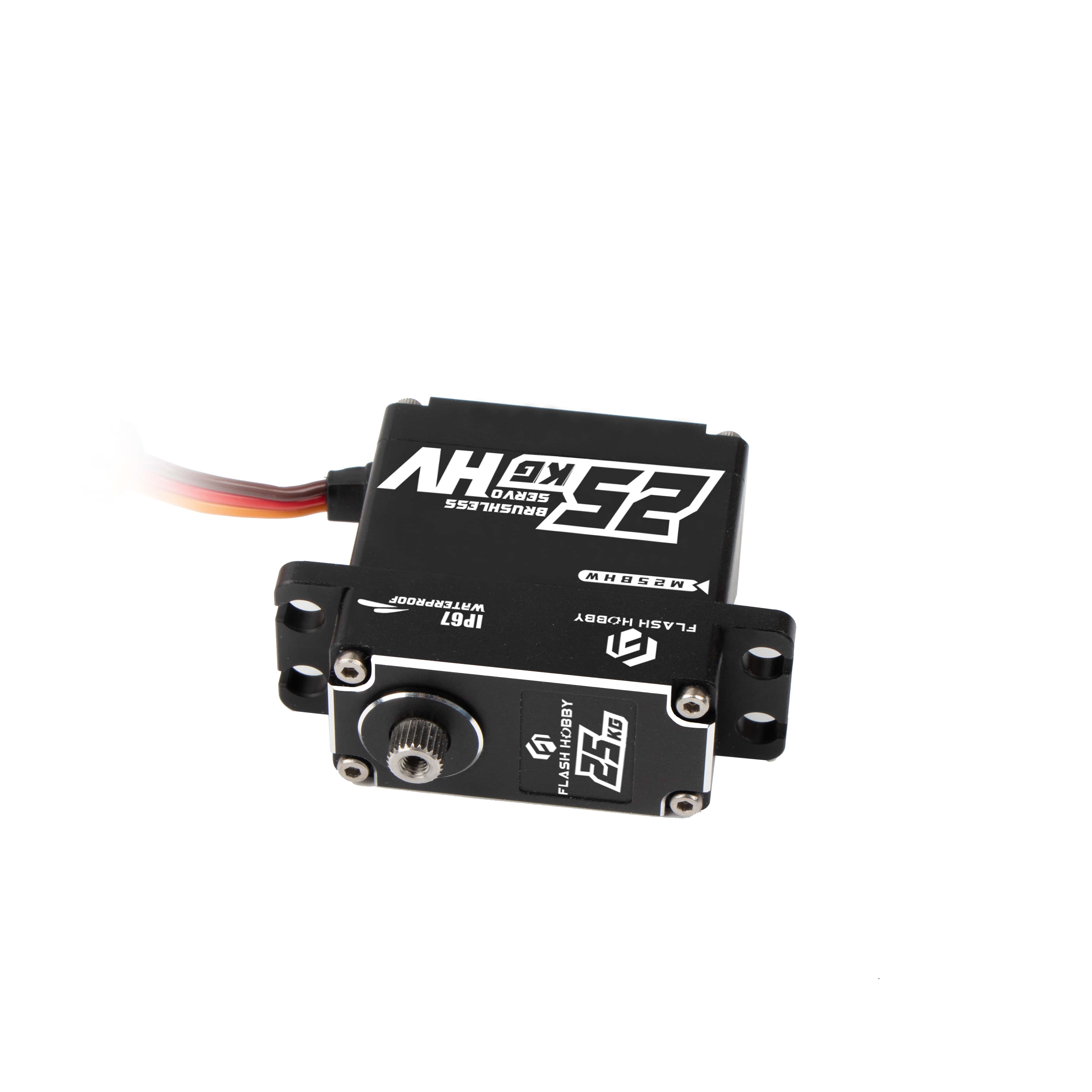 Flashhobby 25KG Torque M25BHW Permanent Magnet Waterproof Full Metal Gear Digital Brushless Servo Motor Home Appliance Fan Boat