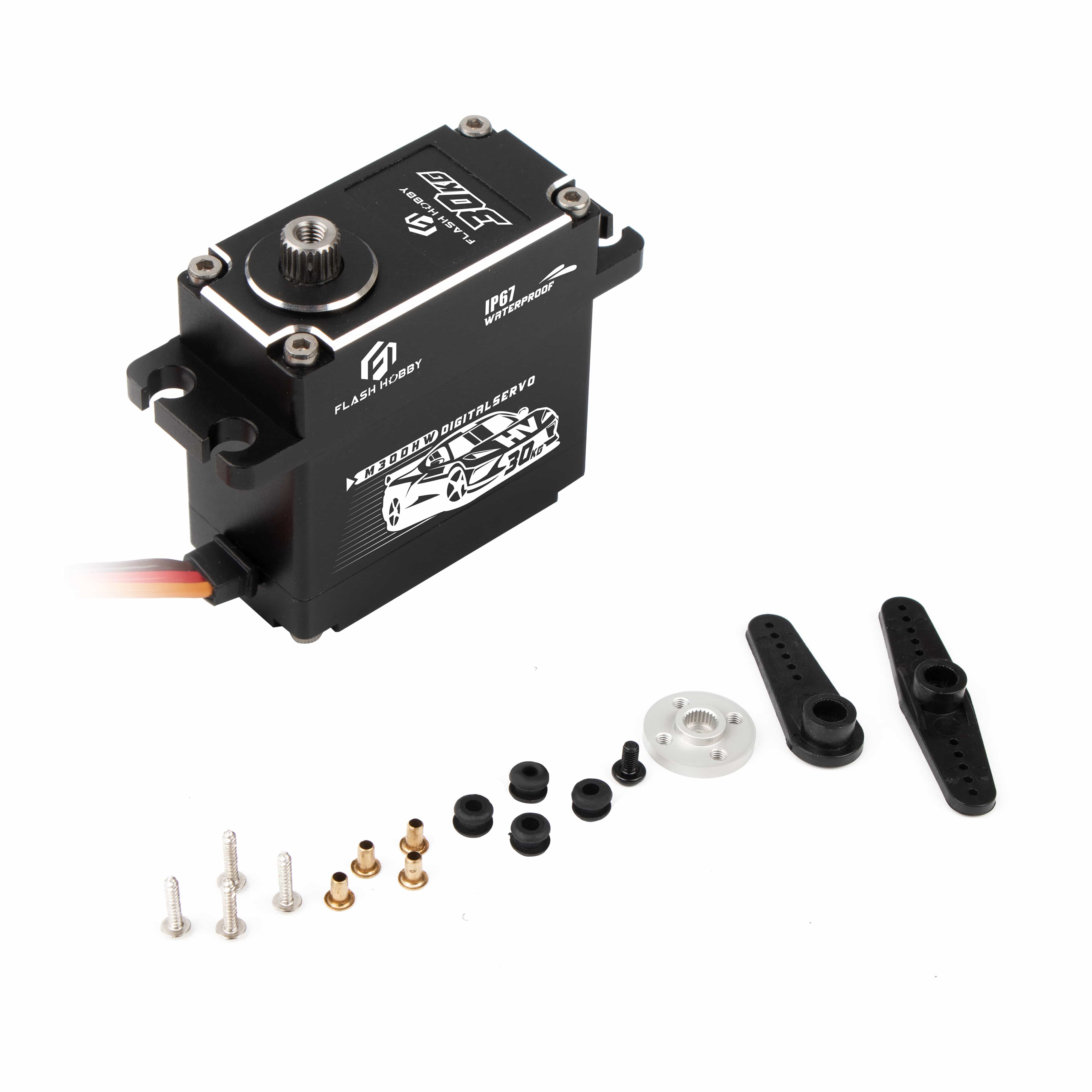 Flashhobby M30DHW New Technology Micro Brushless DC Servo Motor Waterproof for Car Airplane Robot Boat Fan Application