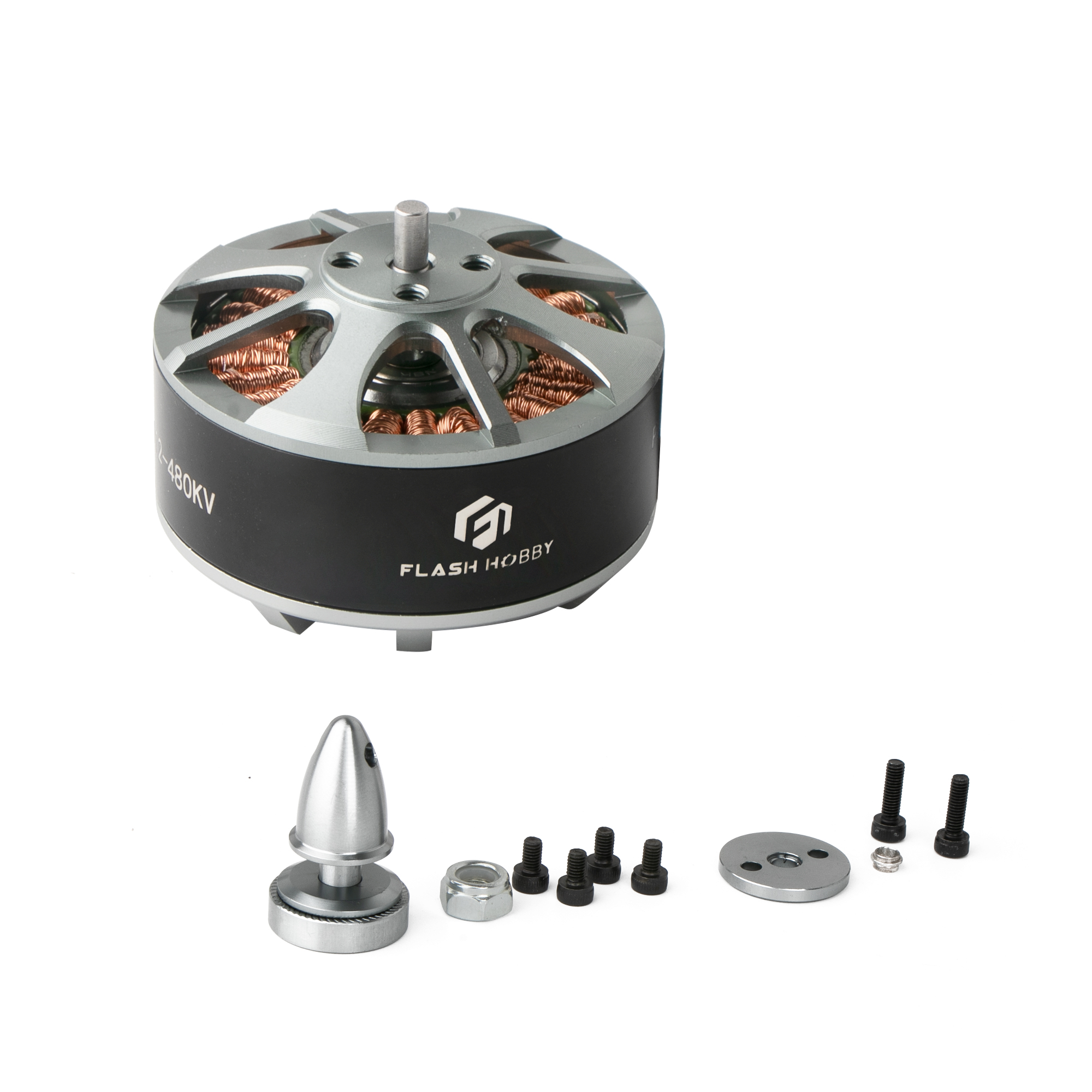 FLASHHOBBY MT4112 320KV 6S Permanent Magnet Waterproof Outrunner Brushless Motor for Multirotor FPV Racing Boat & Fan Use