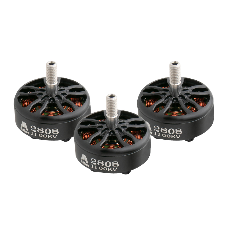 Flashhobby 2808 Brushless Motor 1100KV Waterproof Permanent Magnet High Thrust for Racing Car RC Toy Boat Drone 3-6S Lipo