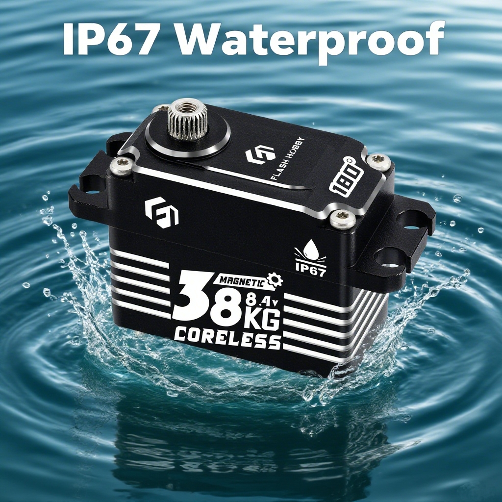 Factory Direct CLS3838MED Brushless Metal Gear 38KG 0.09Sec High Speed 25T Waterproof Coreless Motor Digital Boat/Car/Robot