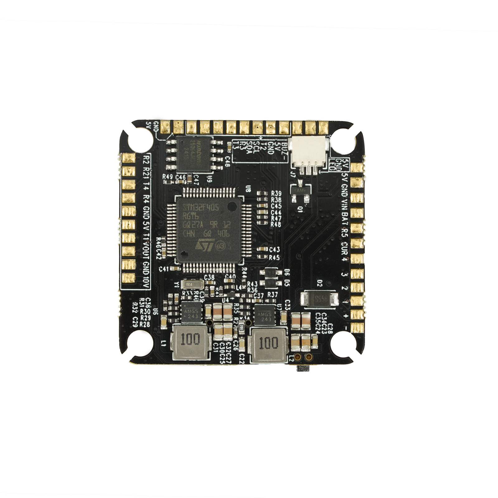 Flash Hobby F405 60A V2 Stack Plug-in Port ESC+FC BLHelis Brushless Motor 4in1 Controller Boat Permanent Magnet 3-6S Drip-proof
