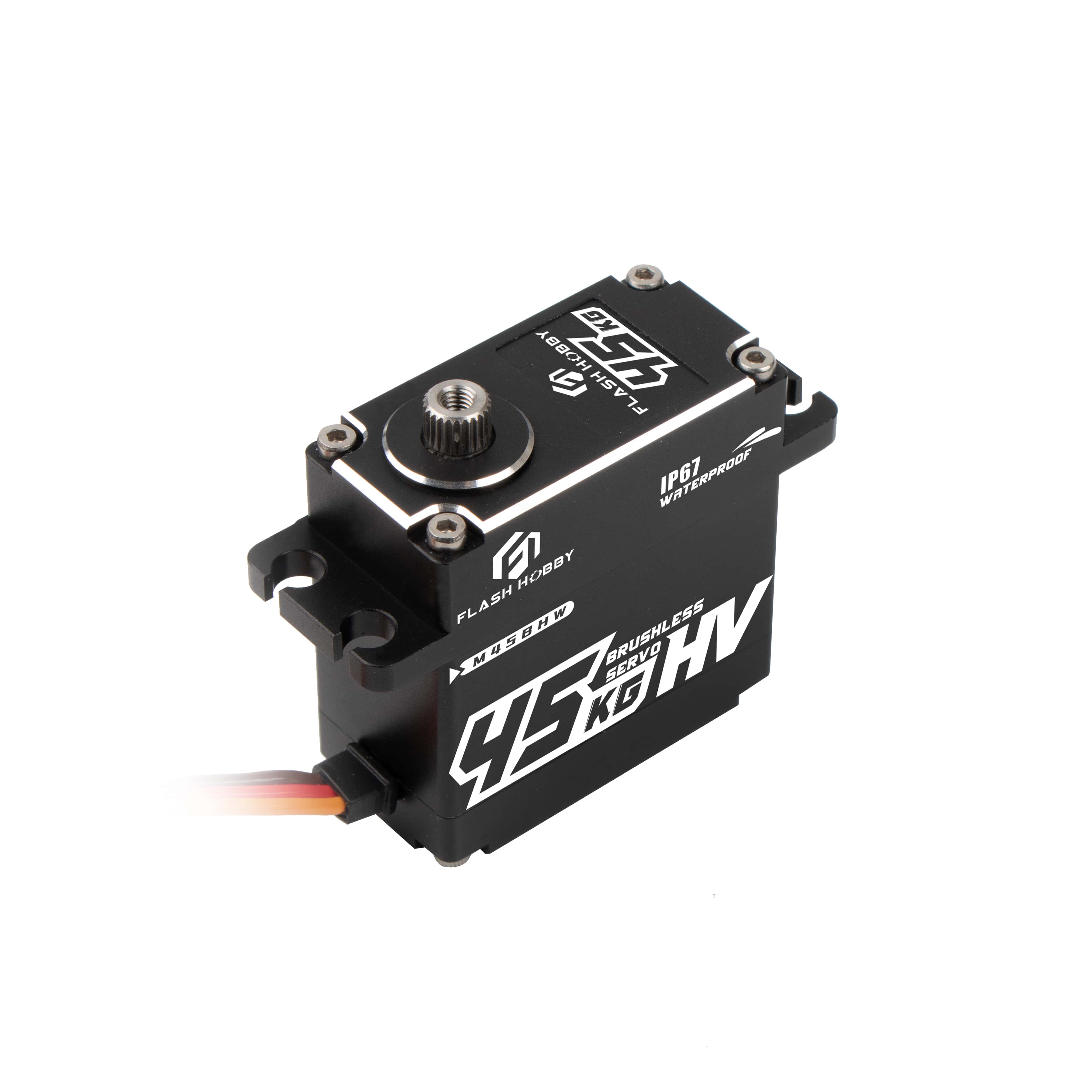 Flashhobby M45BHW High Torque Waterproof Micro Servo Brushless Motor RC Plane Fixed Wing Aircraft Robot Helicopter Fan Boat
