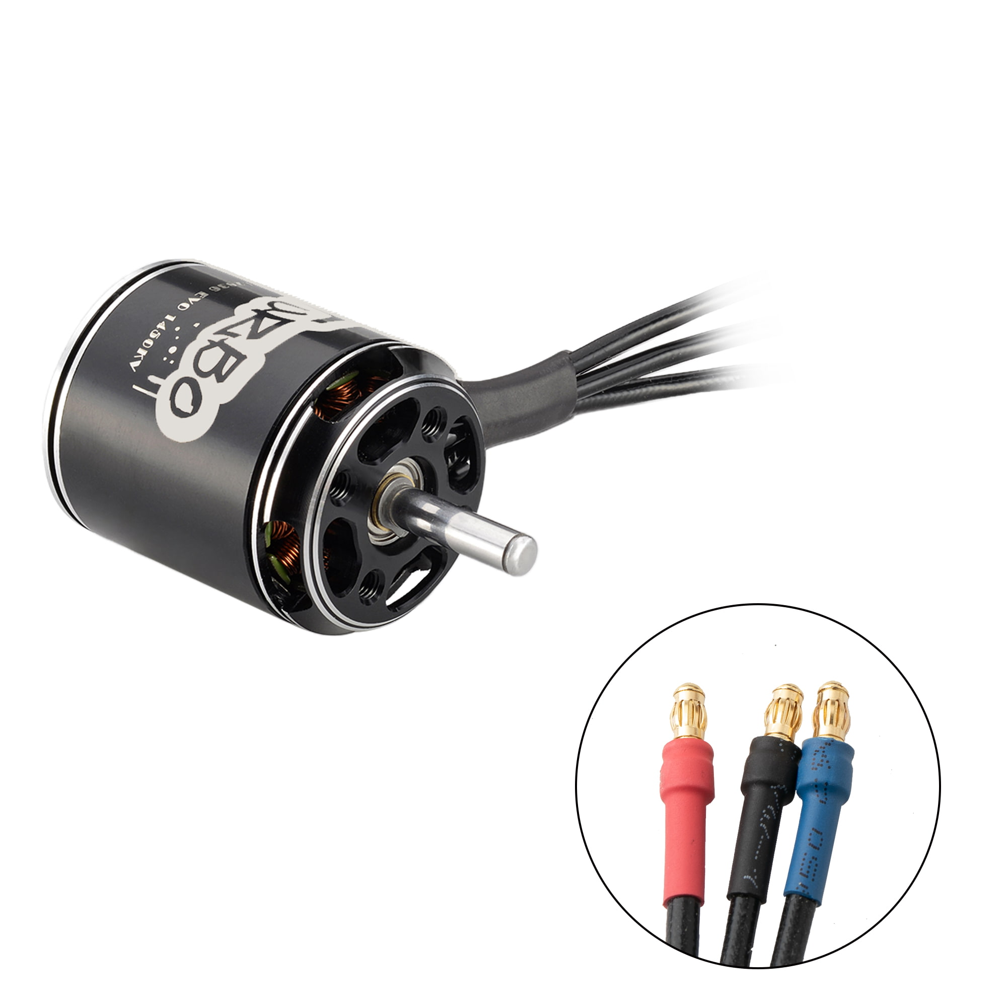 Flash Hobby D2836EVO 2836 750KV BLDC Outrunner Motor for RC Plane Car & Fan Use-Waterproof Construction