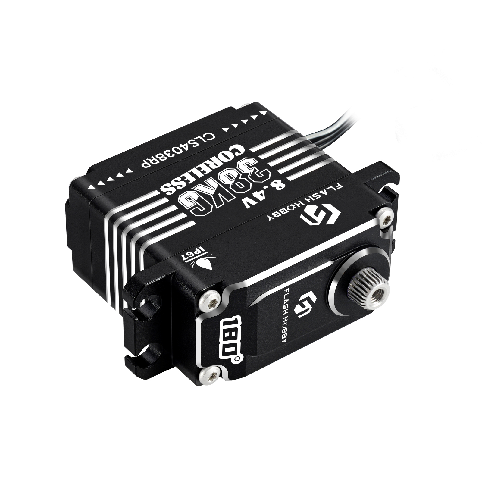 FLASH HOBBY CLS4038RP 38KG CLS SERVO Brushless Motor Digital Helical Gear Micro Servo Motor for Rc Helicopter Plane Boat Car