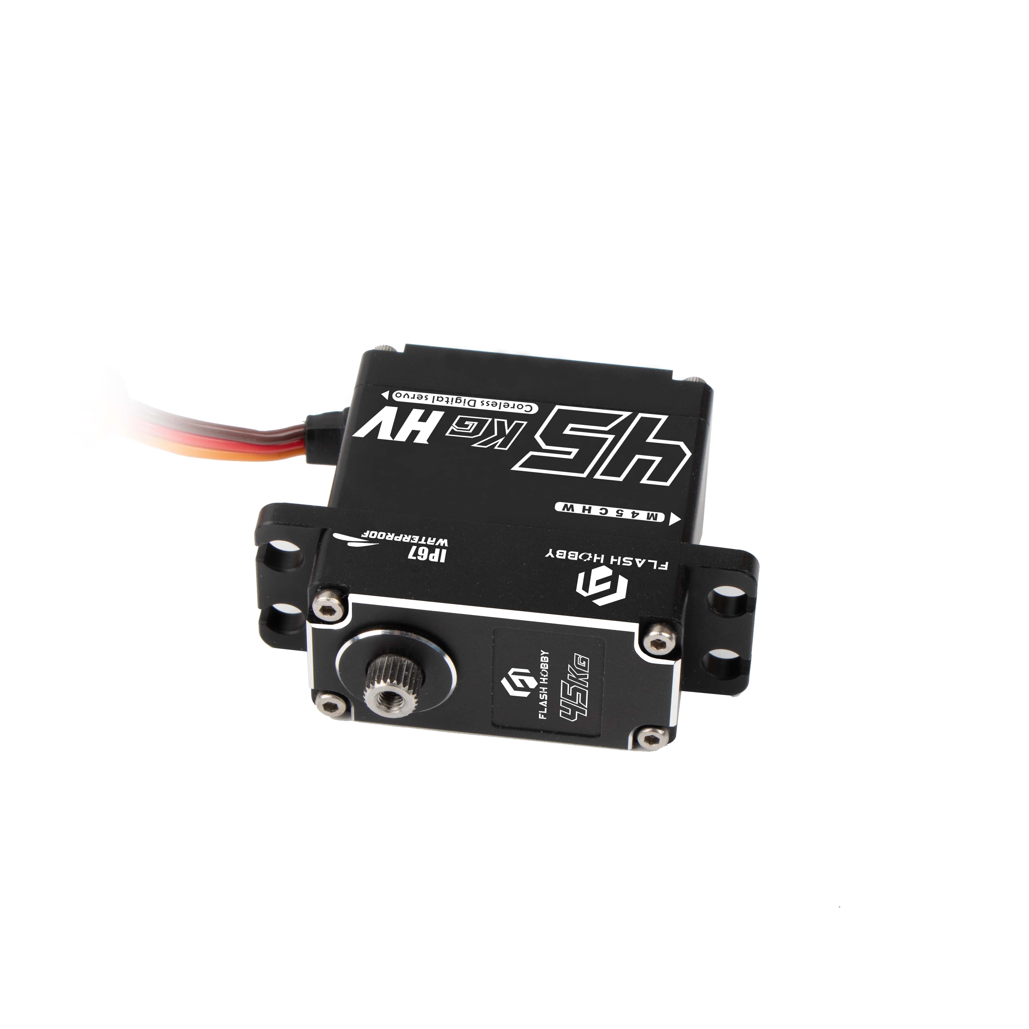 Flashhobby M45CHW Digital Servo Waterproof 45kg Large Torque Digital Coreless Motor Brushless Servo RC