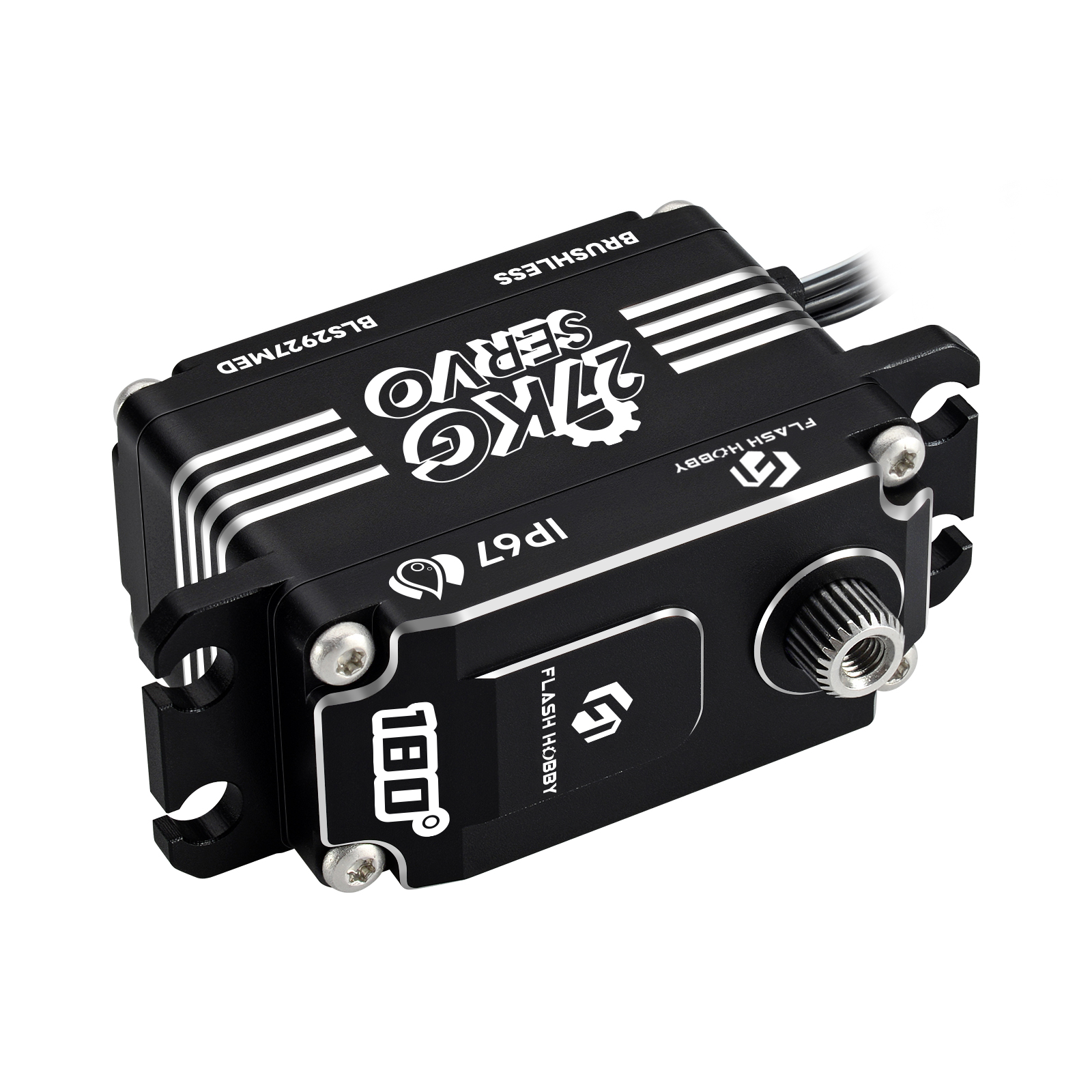 Flashhobby BLS2927MED 27kg Brushless DC Servo Motor IP67 Waterproof Smart Home Use DC6.0-8.4V -20C~+70C