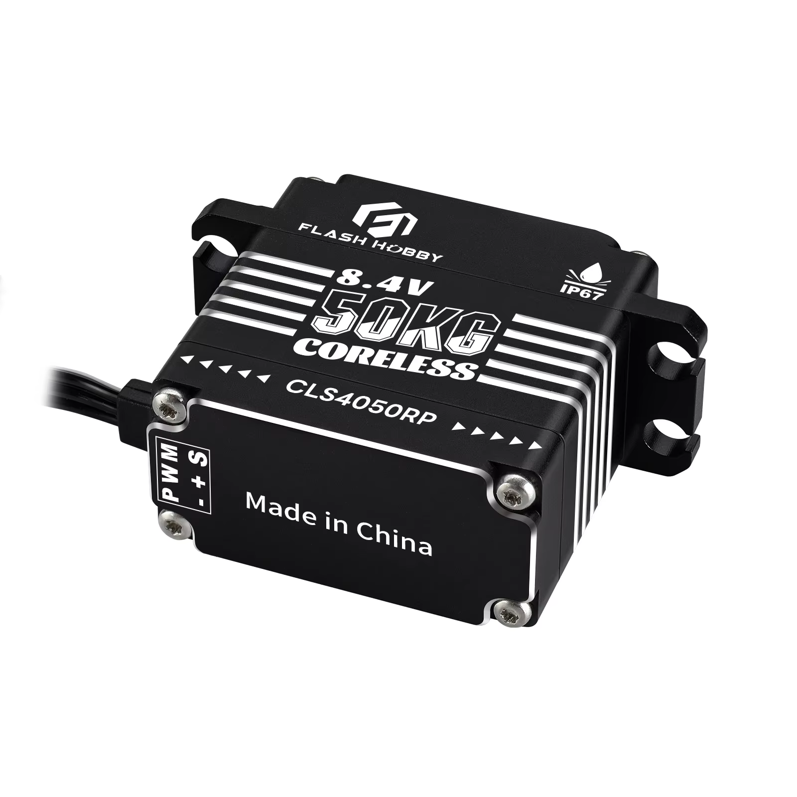 CLS4050RP 8.4V 50KG Super Torque 0.11Sec Speed IP67 Waterproof Coreless Servo Motor Digital Programmable Smart Home Fan Boat