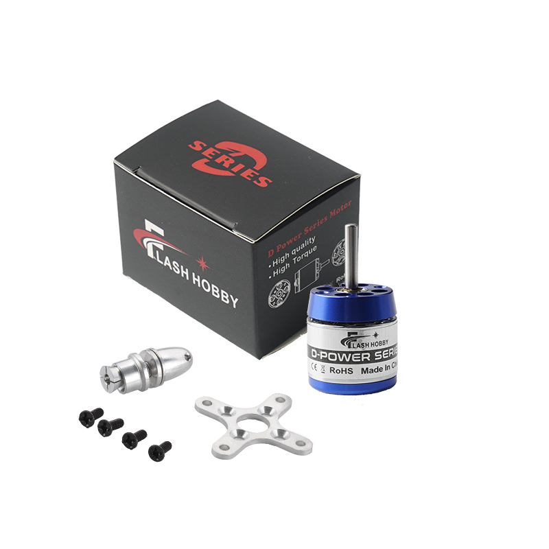 Flash Hobby D2225 1350KV Brushless Outrunner Motor-Waterproof 105W for Boat RC Plane & Multicopter