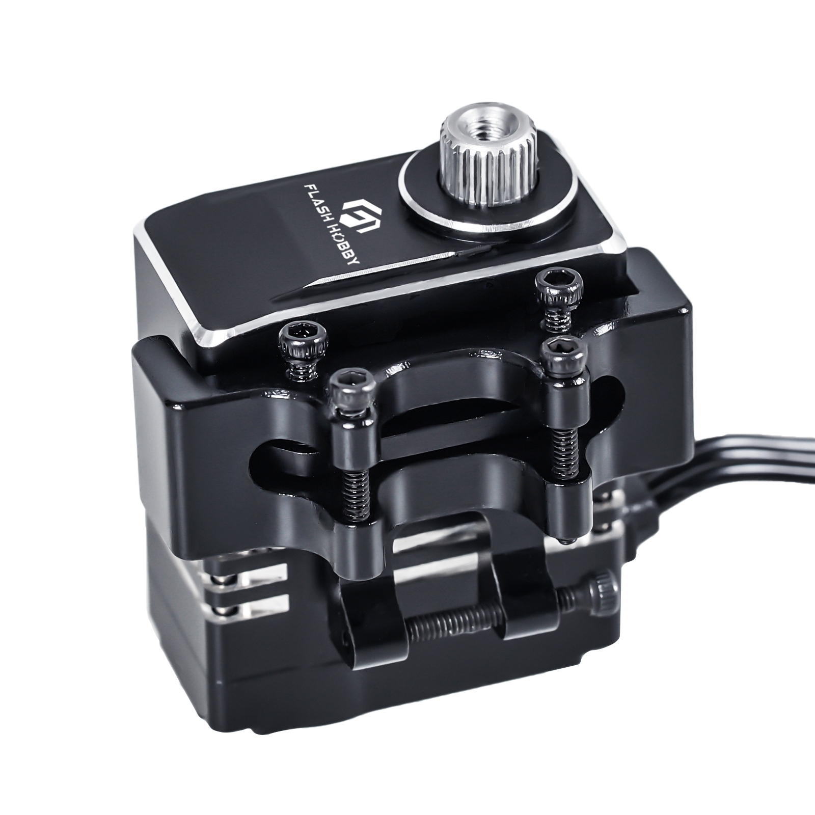 Flashhobby CLS1227 V2 Coreless Servo Motor IP65 Waterproof for HORIZON SCX24 Car & Smart Home Use 2BB Full Aluminum CNC