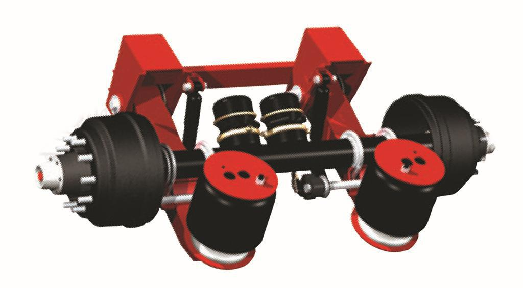 Sistema de suspensión de muelles de aire Airmatic para remolques de camiones