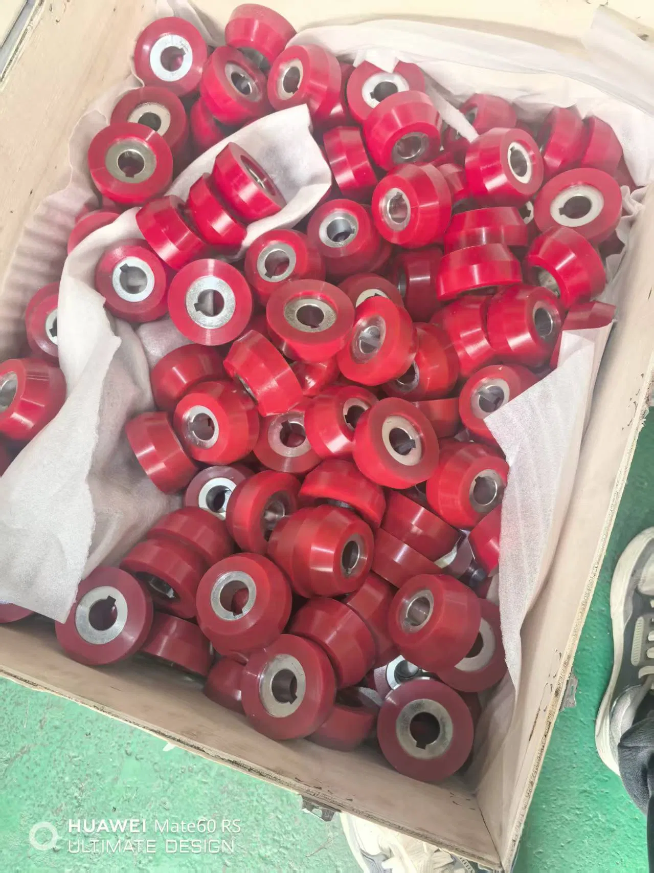 Partes de goma de calidad premium para aplicaciones de ruedas de monorraíl