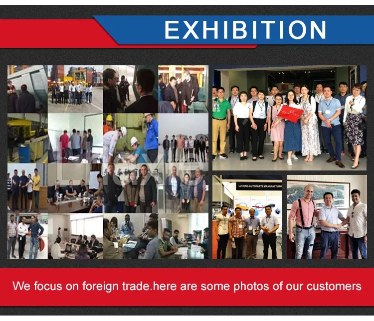 Exhibición con clientes