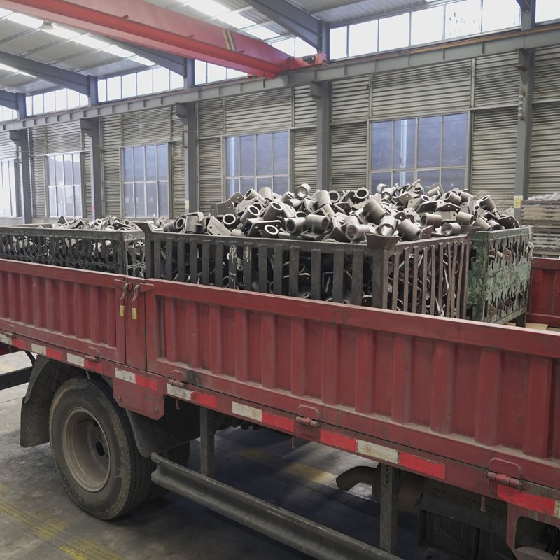 Piezas de ferrocarril de locomotora OEM, piezas de camión de fundición de hierro dúctil nodular gris, piezas de acero al carbono, componentes pesados de remolque de tractor, servicio personalizado
