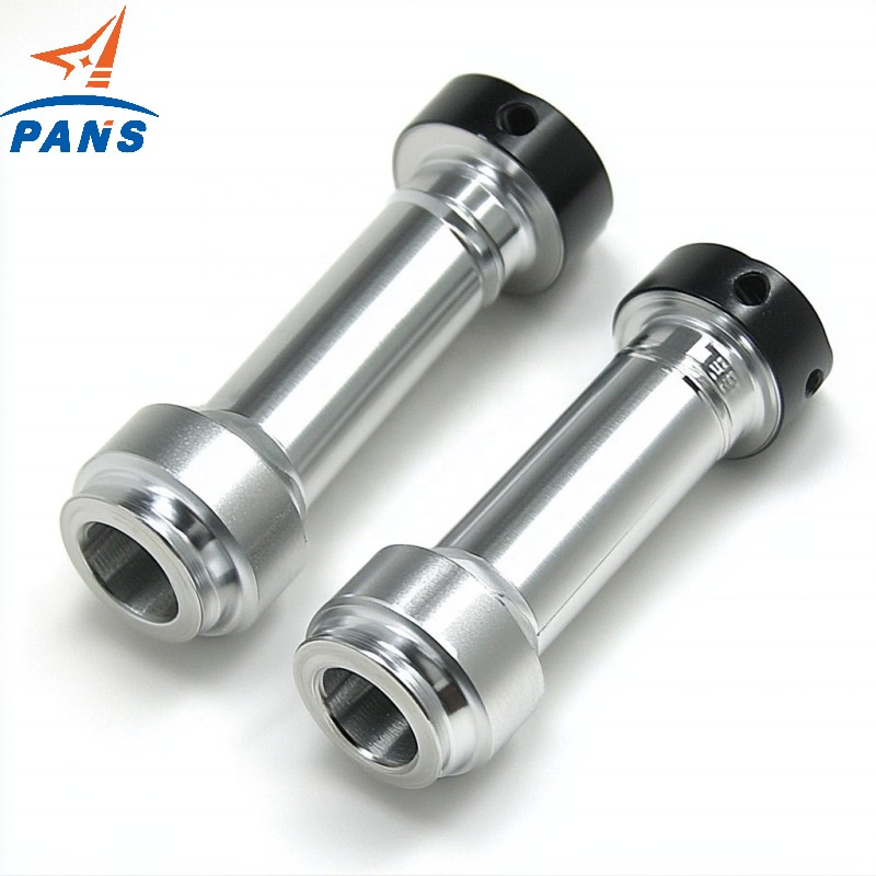 Piezas de aluminio personalizadas mecanizadas por CNC, componentes de eje de soporte de precisión, alta resistencia, tolerancia personalizada, piezas de suspensión para automóviles