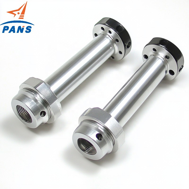 Piezas de aluminio personalizadas mecanizadas por CNC, componentes de eje de soporte de precisión, alta resistencia, tolerancia personalizada, piezas de suspensión para automóviles