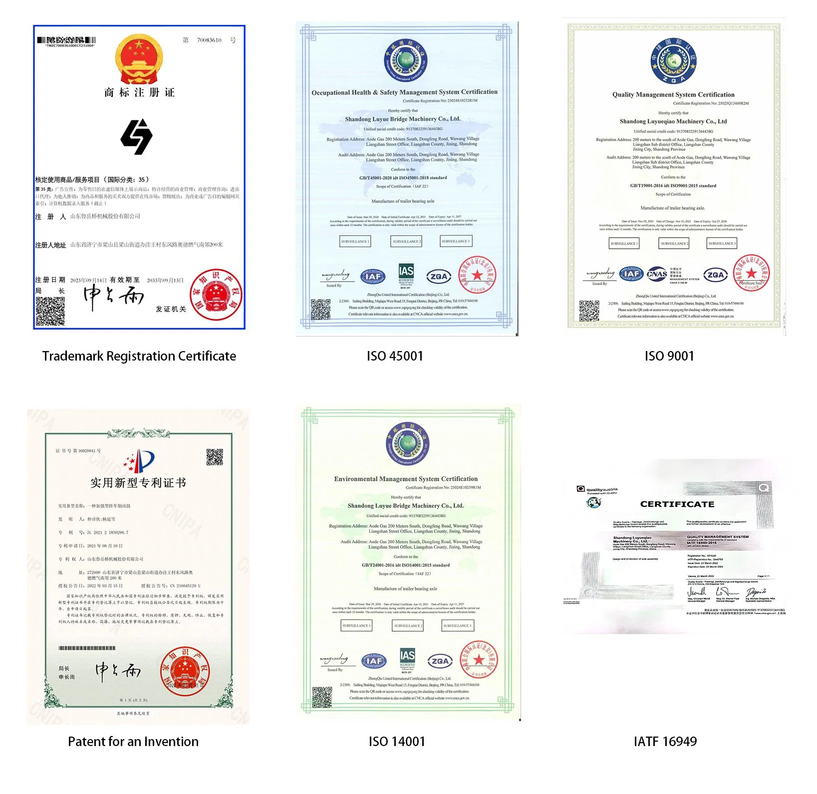 Certificaciones de Calidad