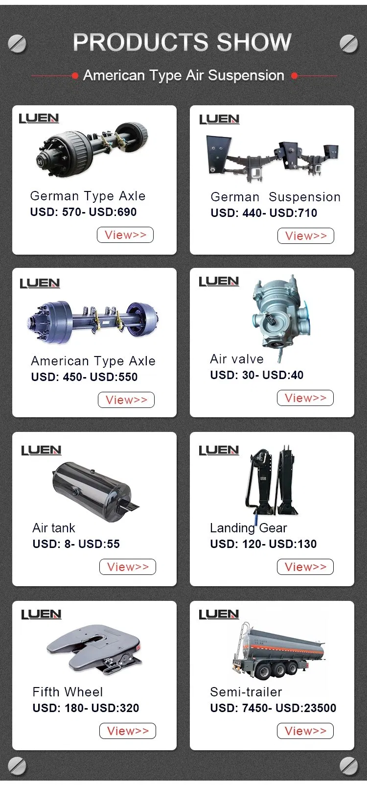 Catálogo de productos