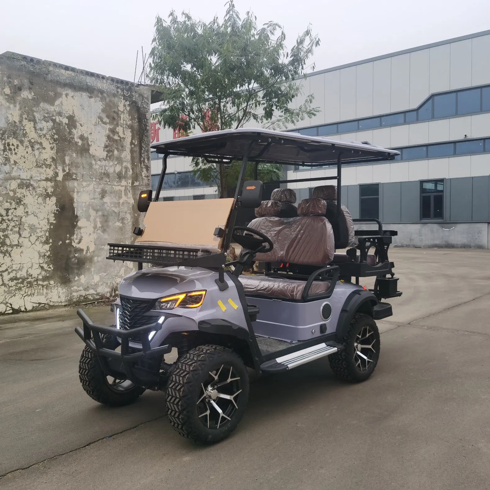 Carrito de golf personalizado con suspensión delantera independiente de doble brazo oscilante para un viaje suave