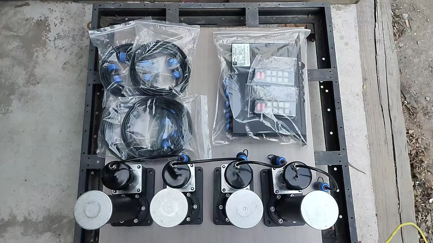 Sistema de nivelación eléctrica personalizable, sistema de soporte de equilibrio eléctrico de acero para casa rodante