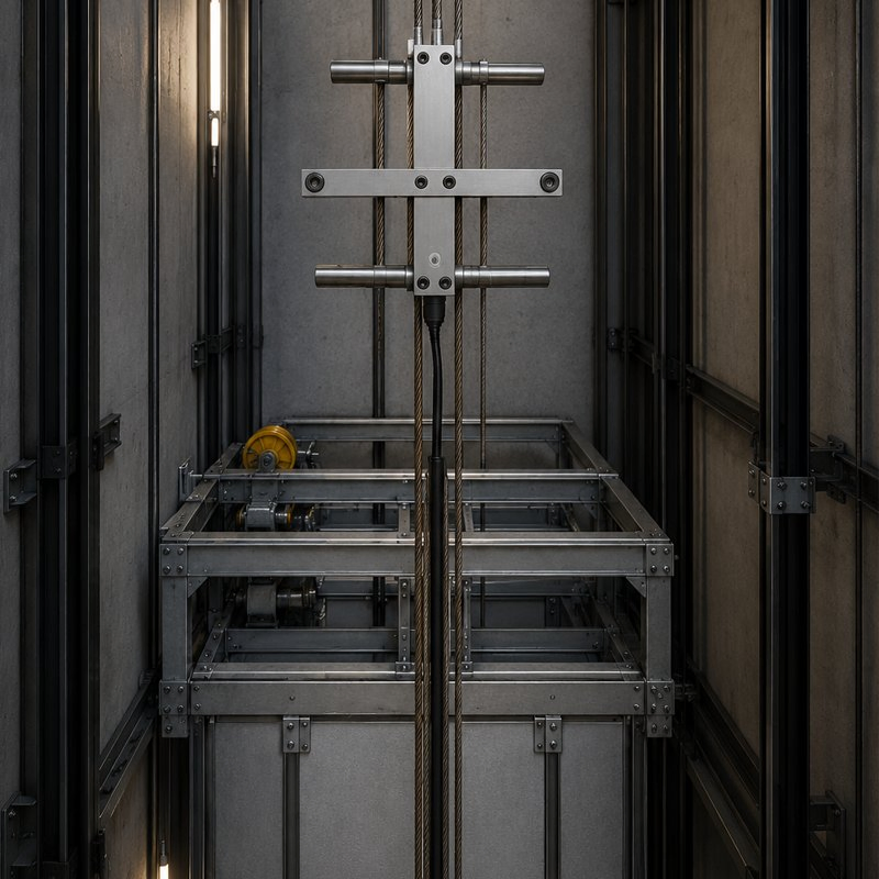 Sistema de Monitoreo de Carga de Cuerda para la Seguridad del Elevador