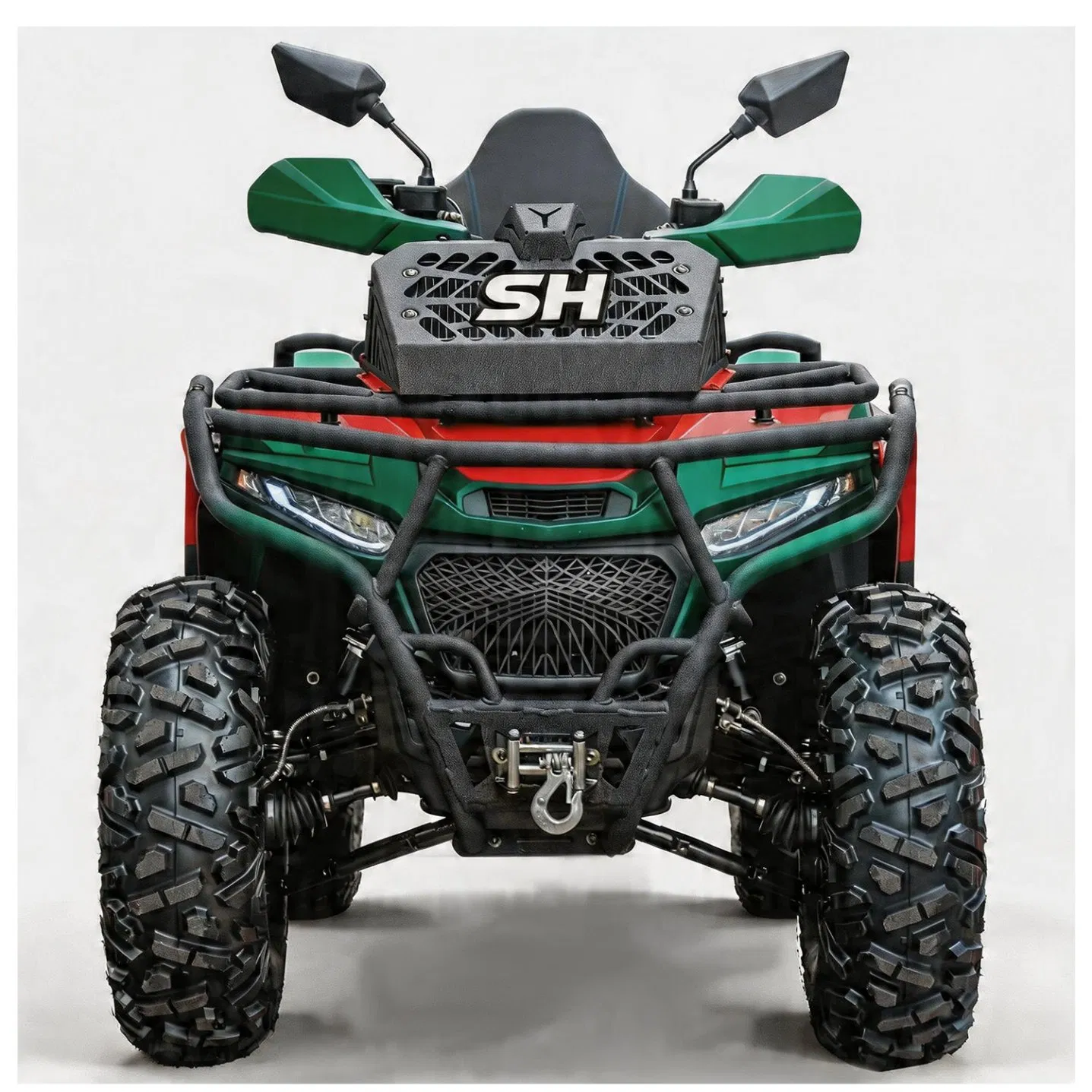 Sh1-ATV 300cc/400cc ATV refrigerado por agua, L-D-N-R, freno de disco hidráulico, asiento doble, 250mm despeje del suelo, 12L tanque. campo fuera de carretera, caza y aventura