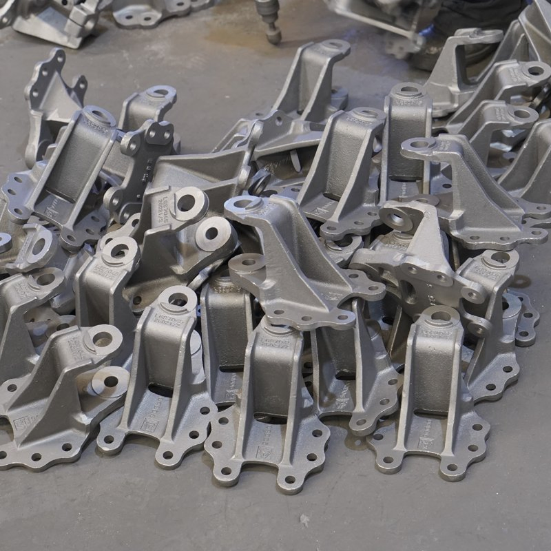Piezas de ferrocarril de locomotora OEM, parte de camión de fundición de hierro dúctil gris, parte de acero al carbono, sistema de fijación ferroviaria, servicio personalizado