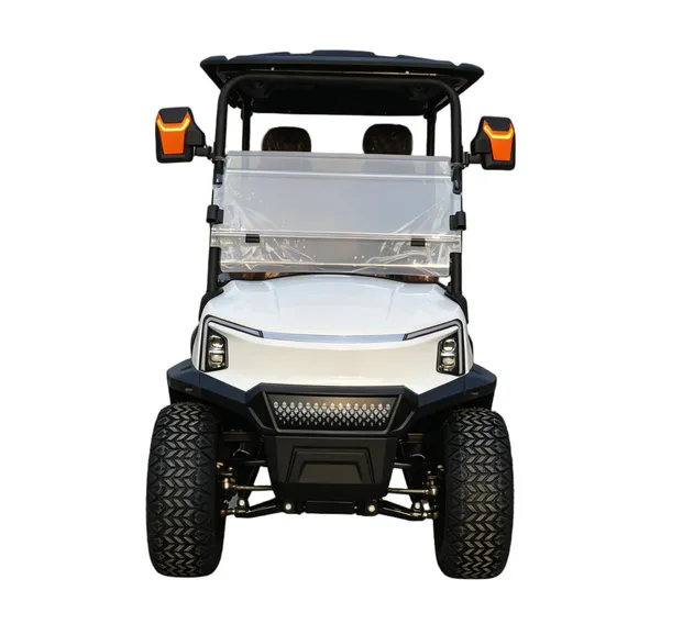 Detalle interior carrito de golf