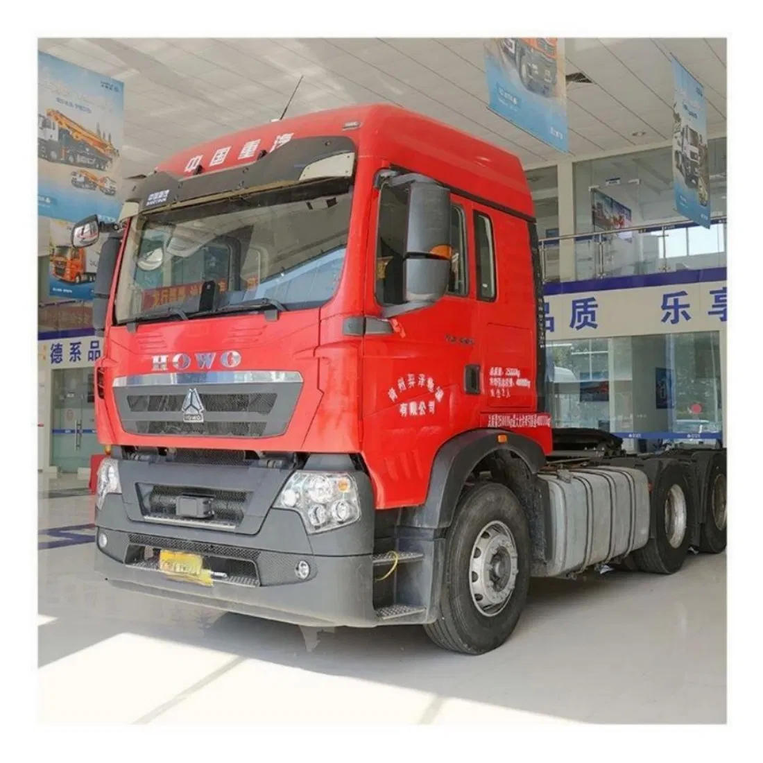 Camión tractor HOWO usado de alta calidad 7-Series 380HP 6X4 Piezas de repuesto del vehículo completo, incluyendo componentes del motor desensamblados