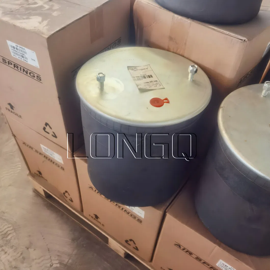Sistema de suspensión de elevación de aire de acero pesado y personalizado para piezas de camiones semi remolque