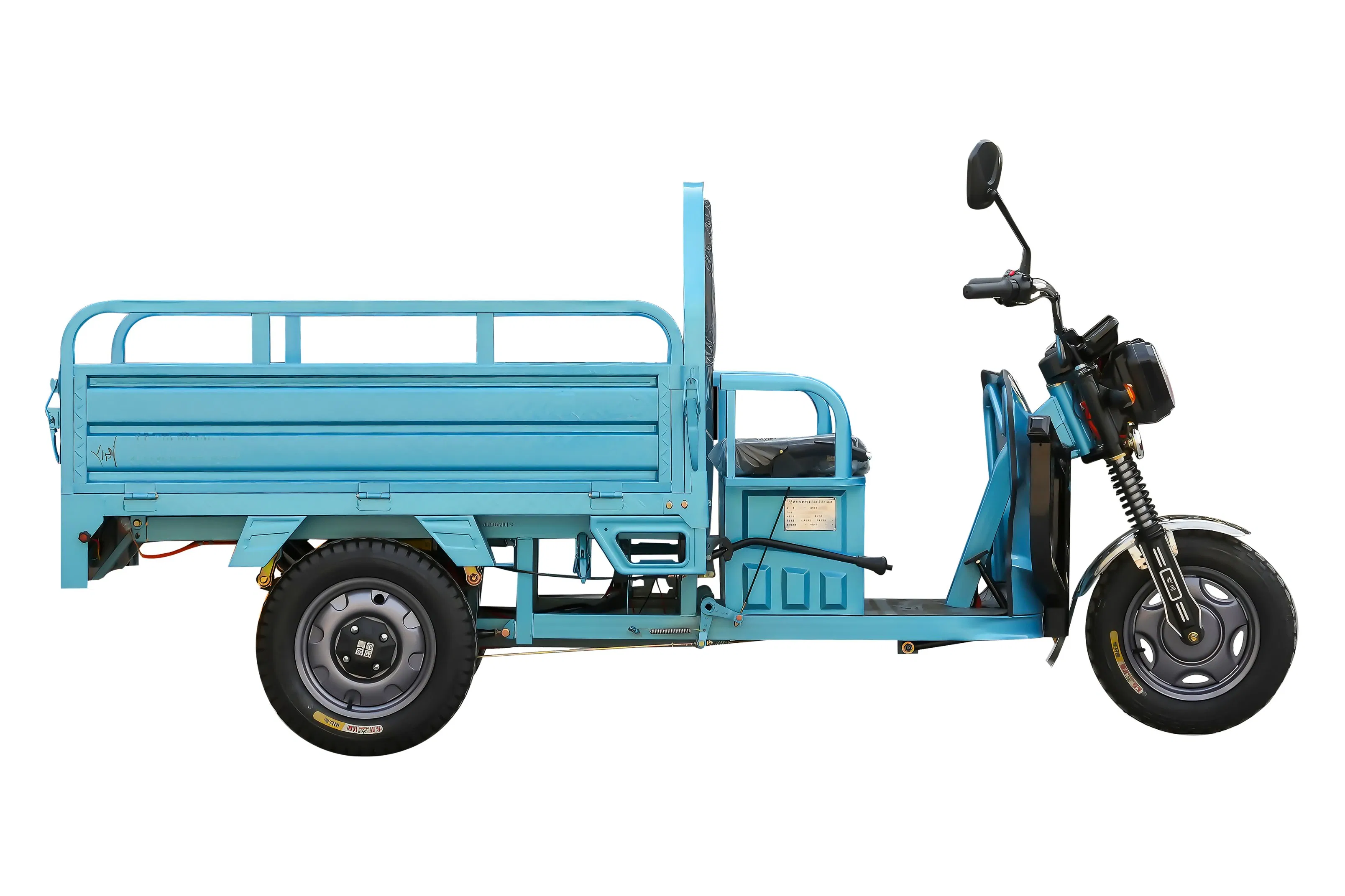 Triciclo eléctrico de carga agrícola de tres ruedas para adultos y transporte de mercancías pesadas