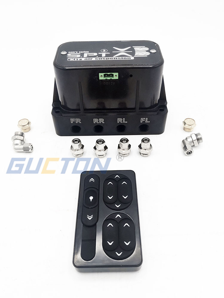 Sistema de Controlador Electrónico de Válvula de Distribución Cuádruple para Sistema de Suspensión Neumática de Vehículo Camión Pickup