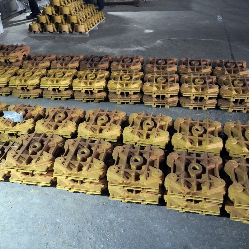 Piezas de vehículos de minería OEM, soporte de resorte de hoja de fundición de hierro nodular gris, parte fundida de acero al carbono, componentes pesados de camiones de minería, servicio personalizado