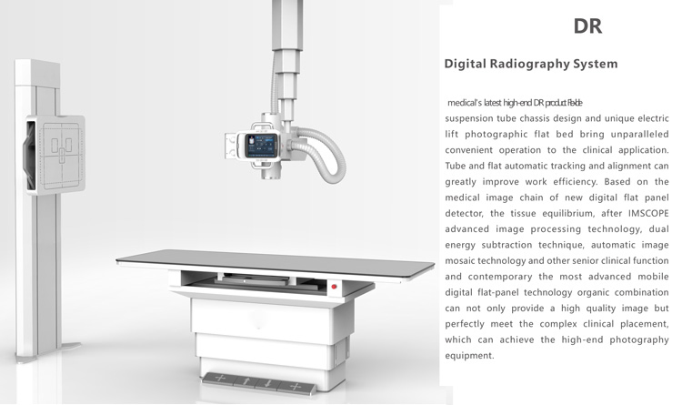 My-D046 Sistema de Radiografía Digital por Rayos X con Suspensión de Techo CCD