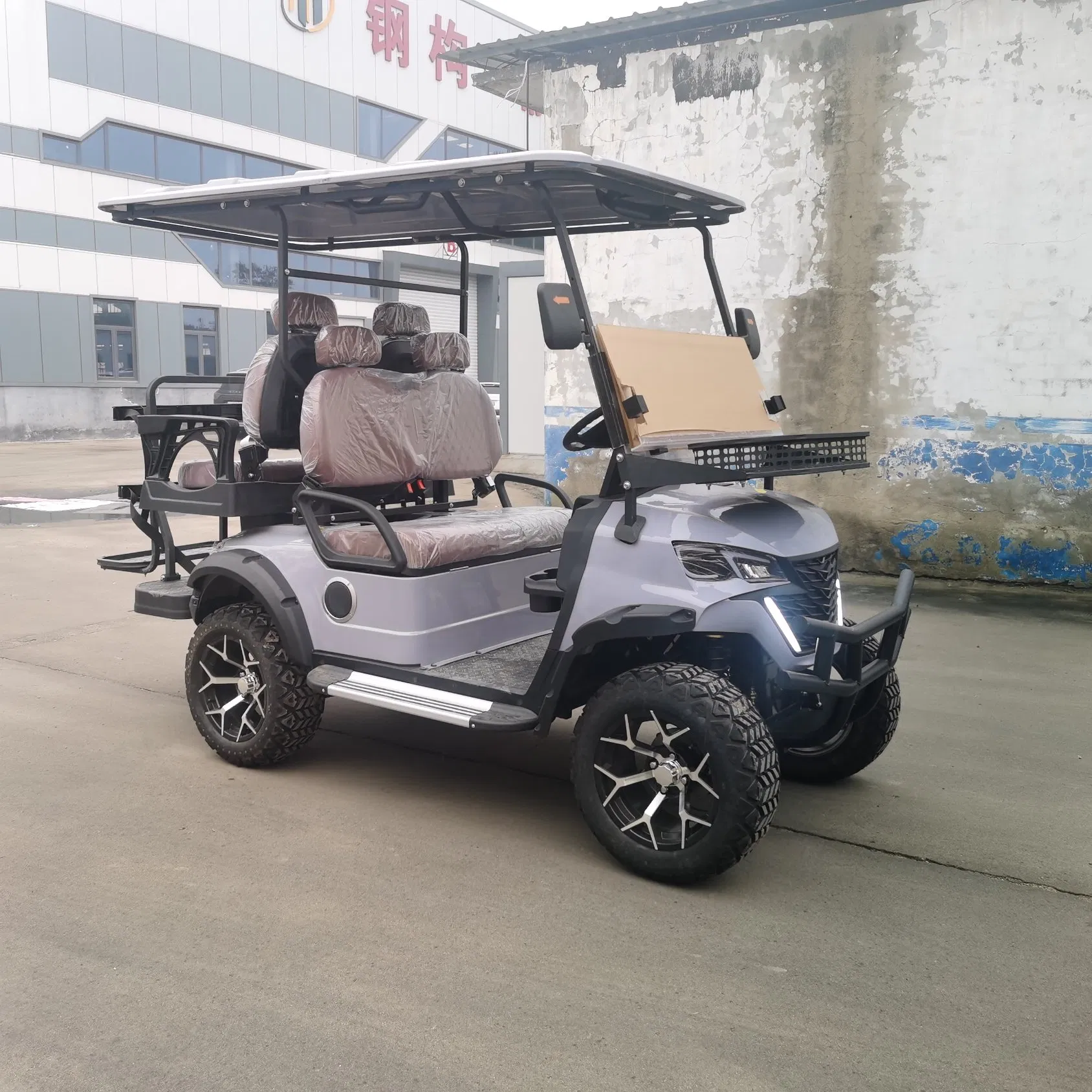 Carrito de golf personalizado con suspensión delantera independiente de doble brazo oscilante para un viaje suave