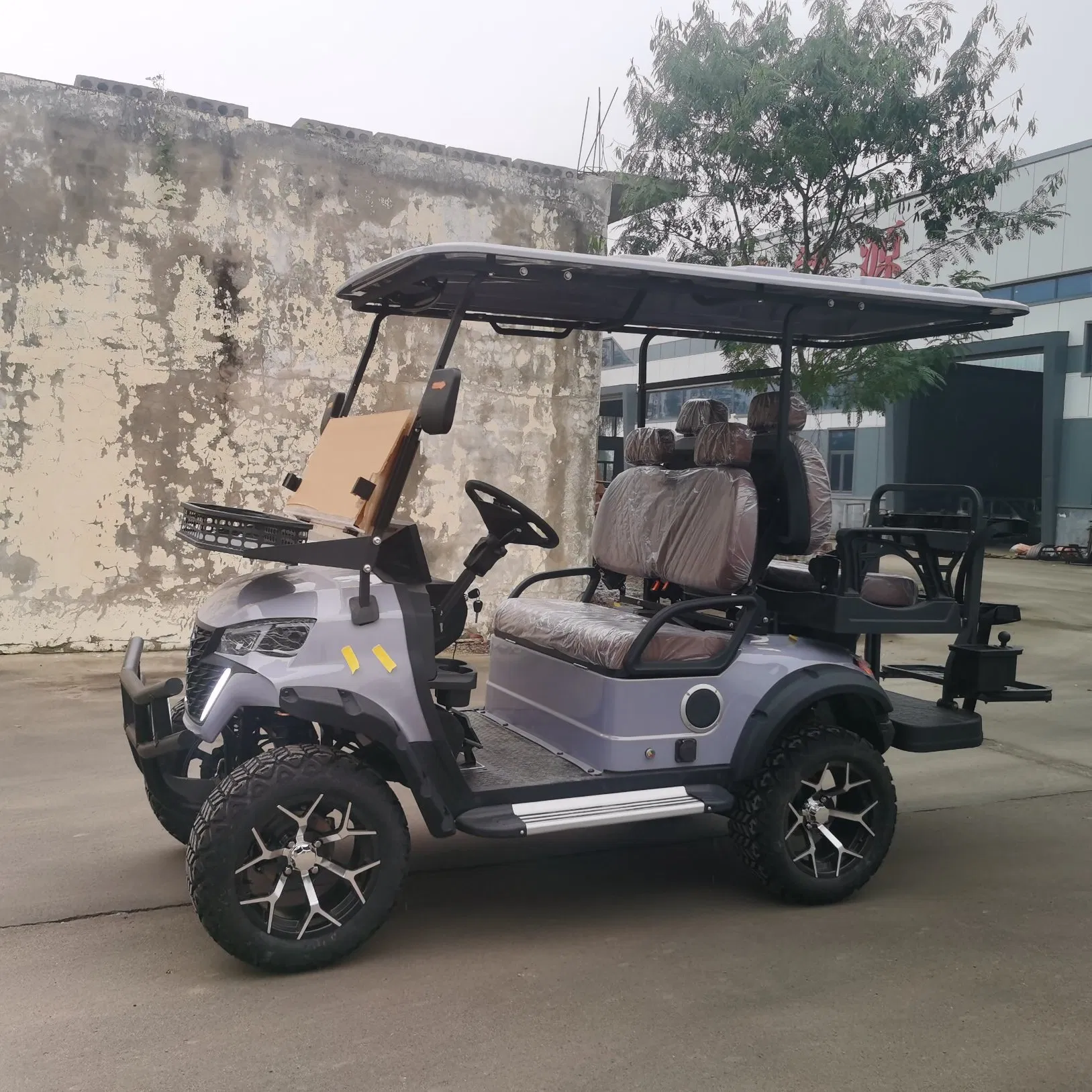 Carrito de golf personalizado con suspensión delantera independiente de doble brazo oscilante para un viaje suave
