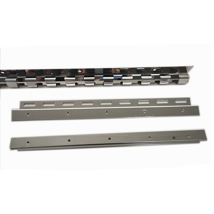 Servicio de doblado de estampado de sistema de riel de suspensión de acero inoxidable para soportes de cortina de PVC