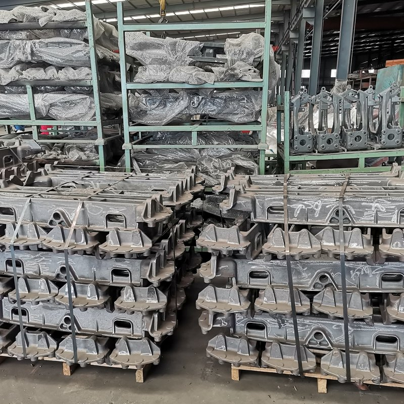 Piezas de ferrocarril de locomotora OEM, parte de camión de fundición de hierro dúctil nodular gris, parte de acero al carbono, componentes pesados de maquinaria minera, servicio personalizado