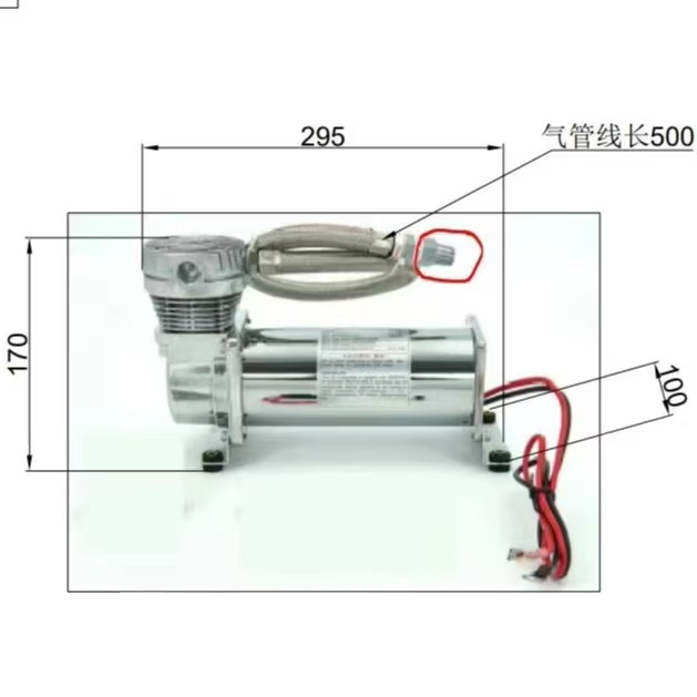 Sistema de Control de Aire de Suspensión de Alta Calidad 2way con 1set Control Eléctrico 1PC Compresor de Aire para Pickup