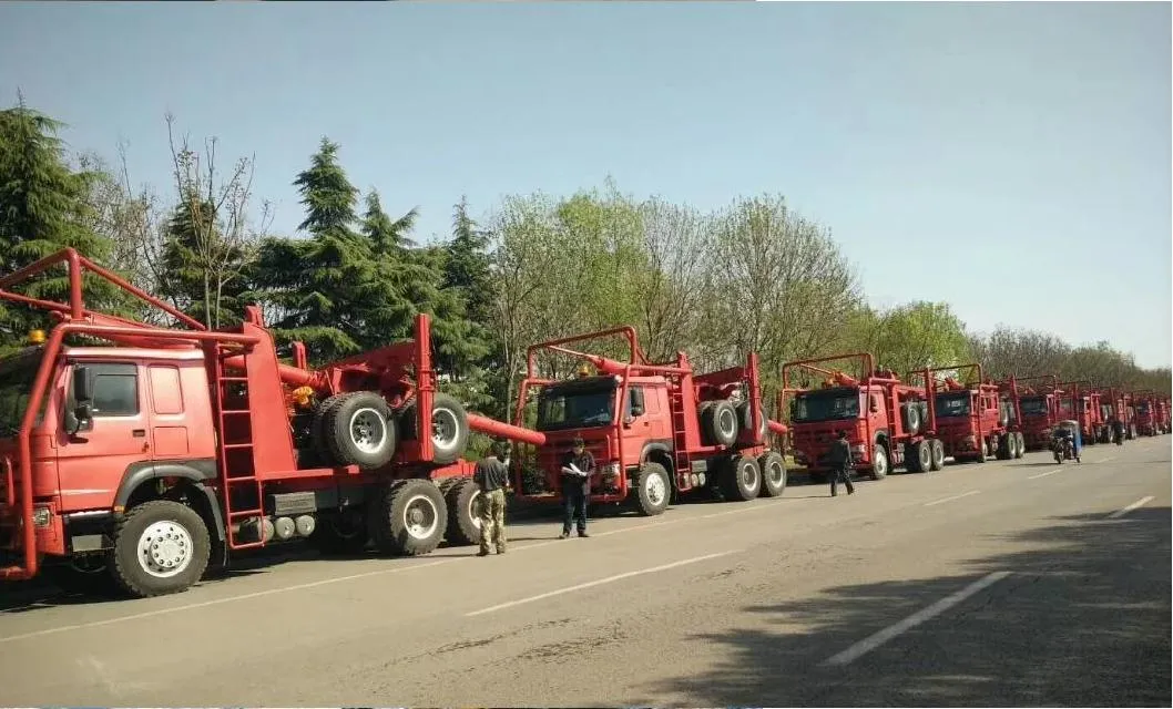Logging Truck Front View