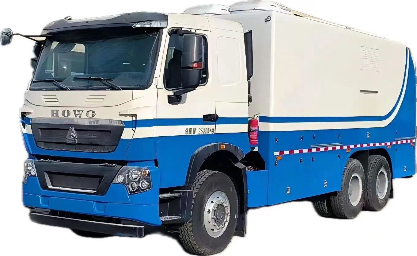 Sinotruck HOWO Oilfield Petroleum Special Vehicle Well Wireline Logging Truck with Drillstem Testing Logging Unit