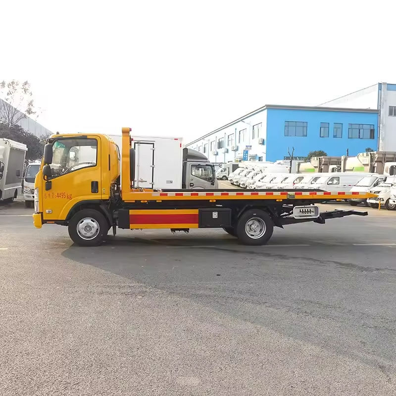 1suzu Elf Kv100 Flatbed Wrecker Tow Truck 4X2 Roadside Assistance Wrecker for Sale