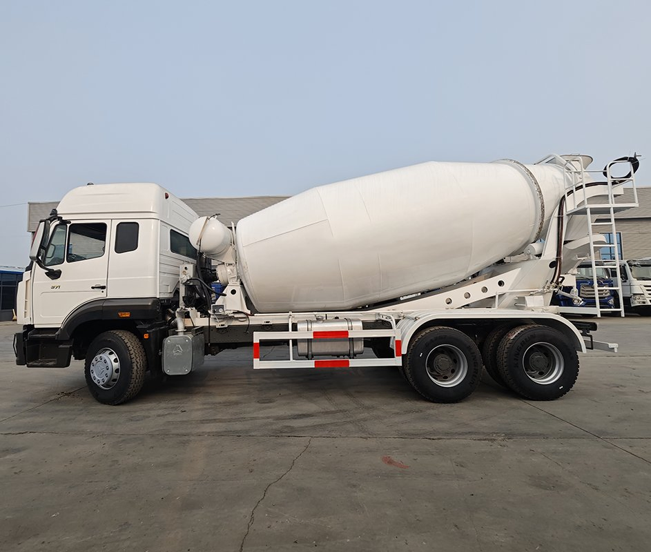 Fully Inspected Used Concrete Mixer Truck HOWO 6X4 8m³-12m³ Cement Mixer Truck