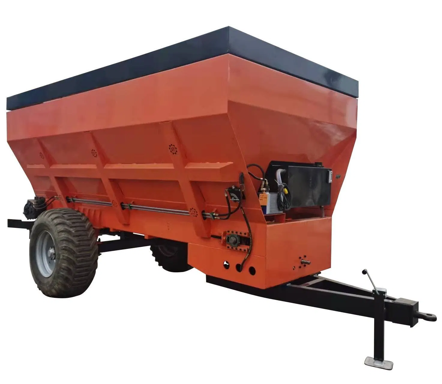 14-Cubic-Meter Traction Manure Spillage Vehicle (double disc rear throw)
