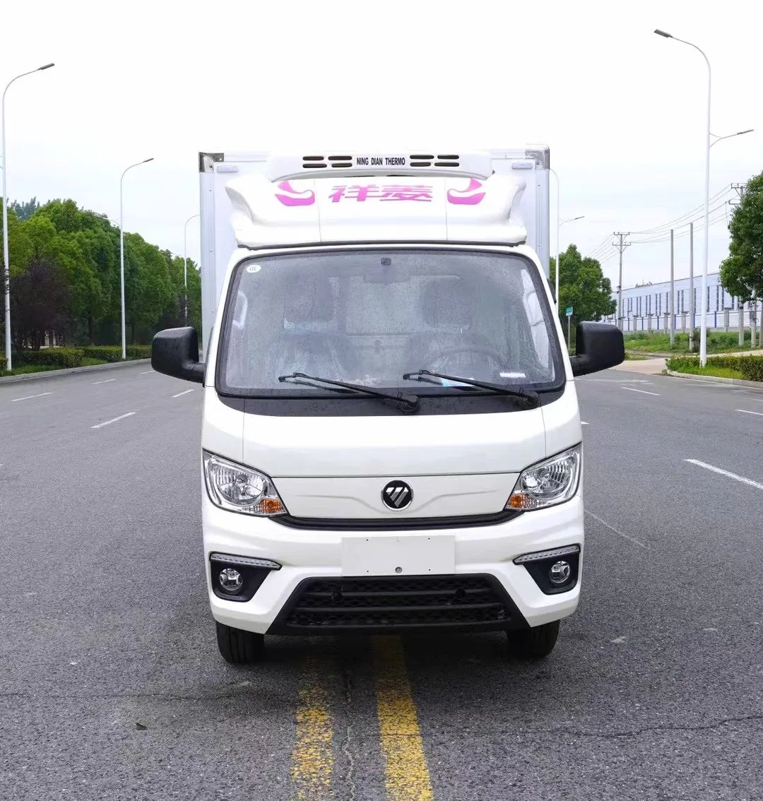Fast Delivery Food Transport Frozen Truck Foton M1 Small Refrigerated Truck Factory Price