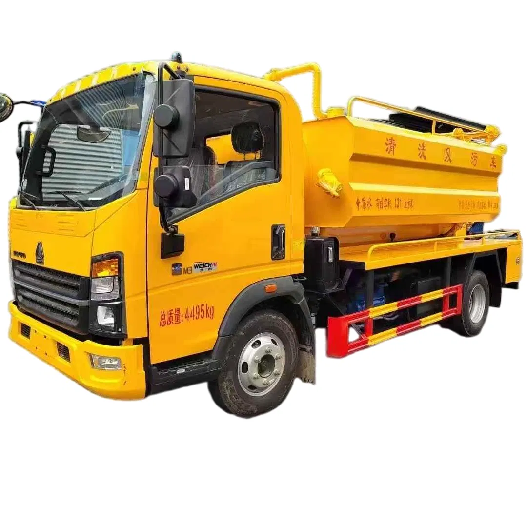 Reliable HOWO/JAC/Dongfeng/Foton 5000 Liters Vacuum Sewage Sewing Truck 5 Ton Small Size Vacuum Truck 5m3 Vacuum Sewage Suction Tanker Truck