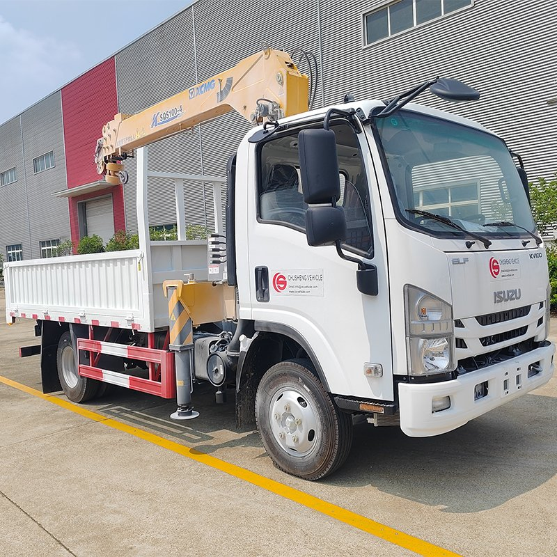 High Satisfaction Truck Mounted Crane Wrecker Crane Truck